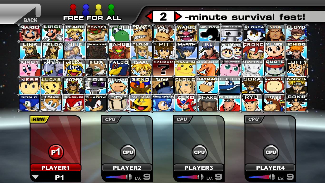 super smash flash 2 hacked with more characters